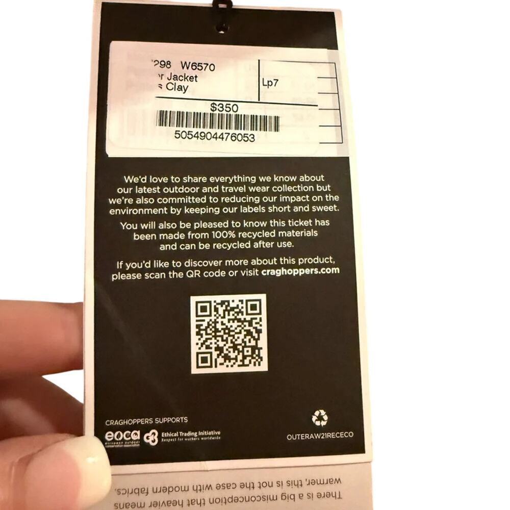 Craghoppers EU Large Mens Winter Coat Orange - Picture 6 of 6